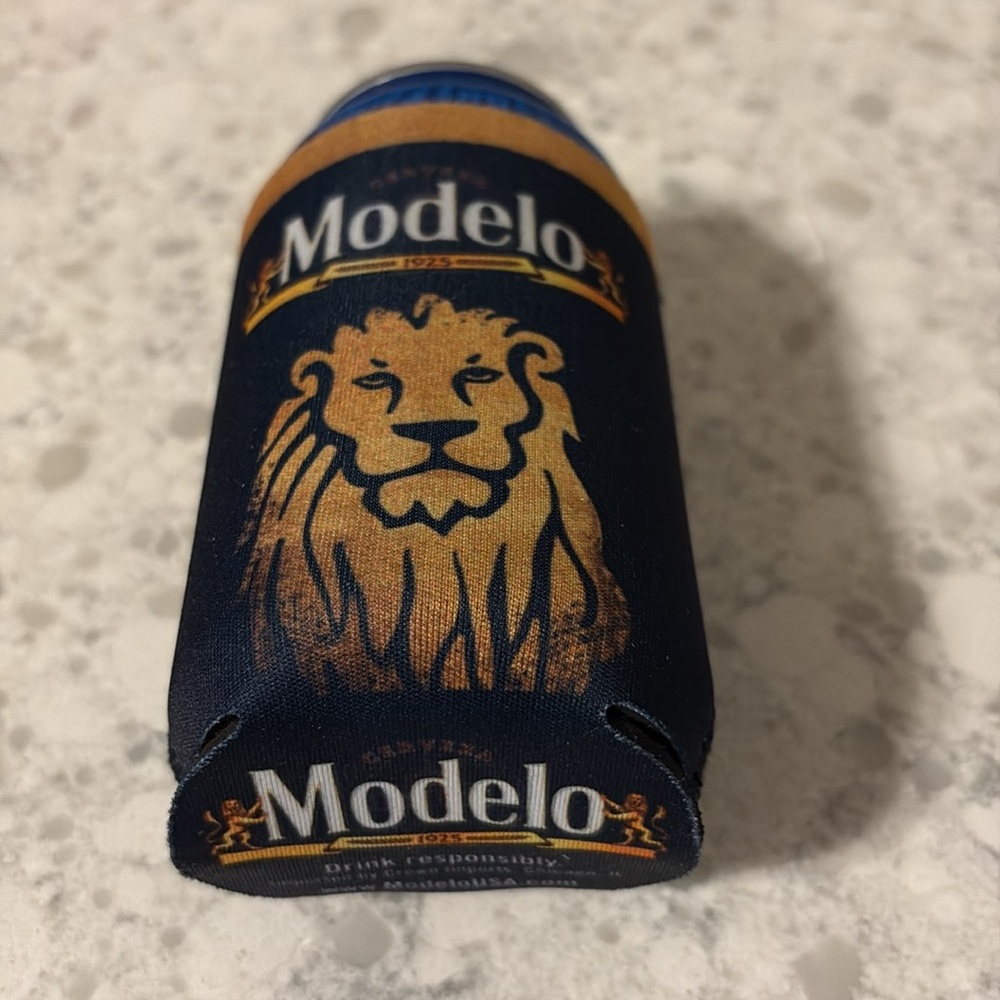 NEW 🍻Modelo Navy Blue Caps /Accessories Set for 2: caps beads koozies sunglasses - Picture 11 of 12